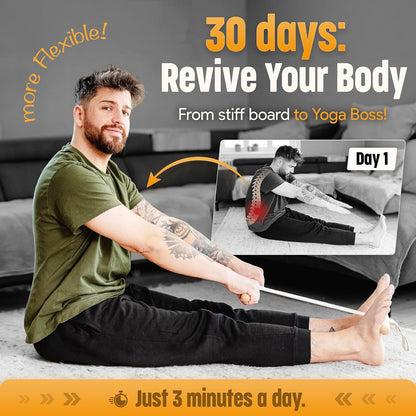 FlexBuddy  Stretching Tool – 2-in-1 Flexibility & Back Trainer